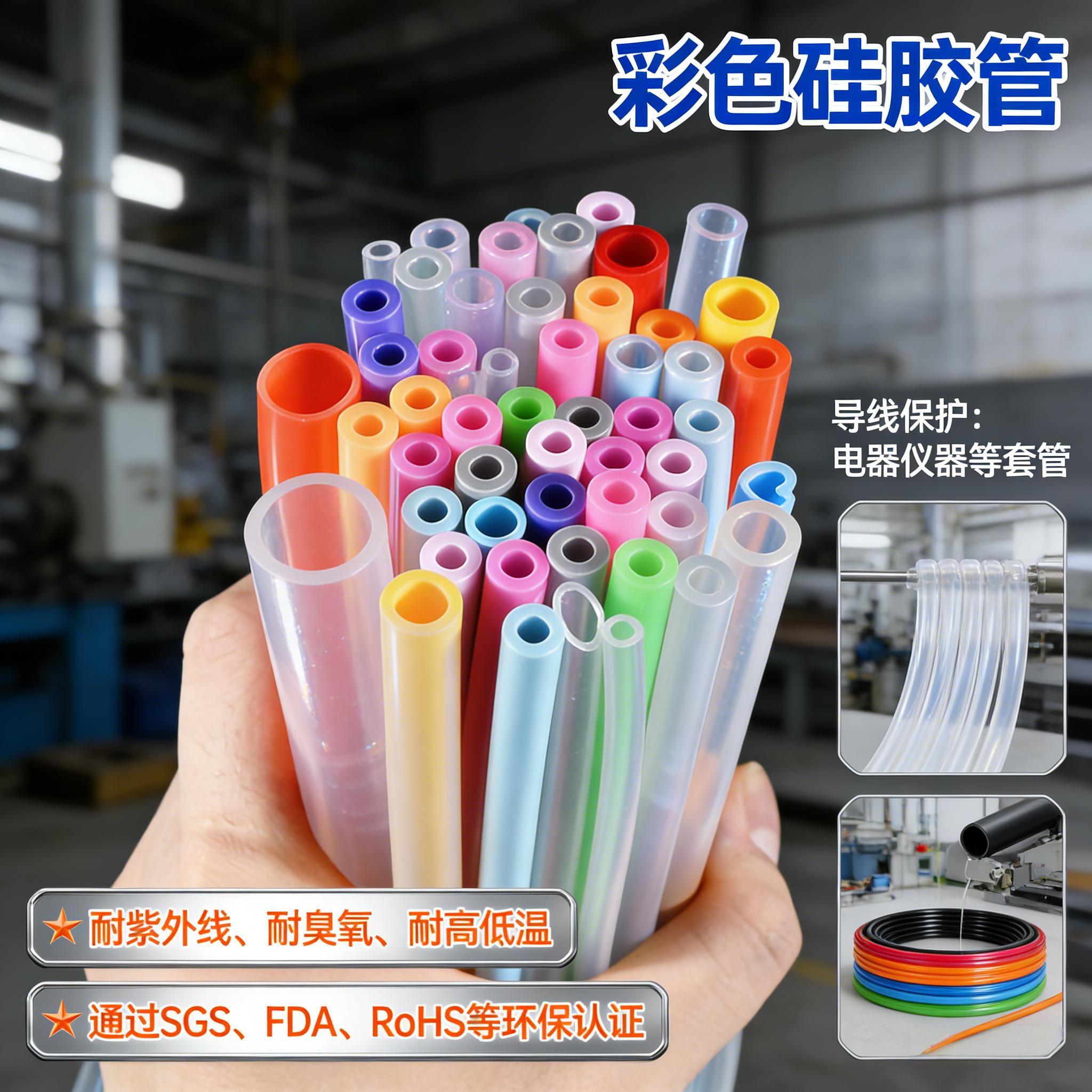 彩色硅膠管